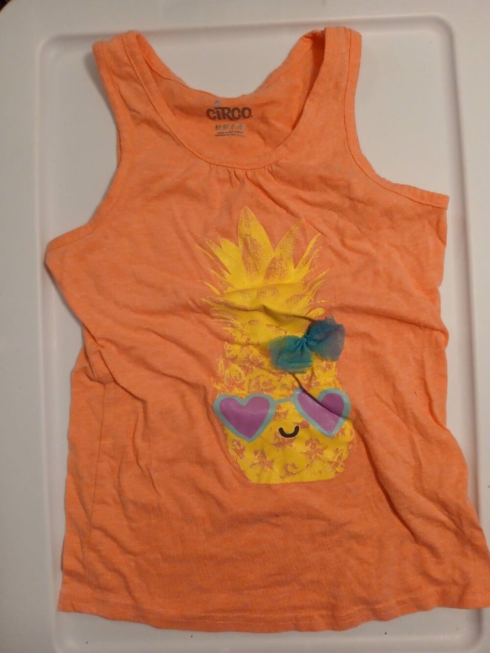 Circo M/M 7?8 Girls Pineapple Tank